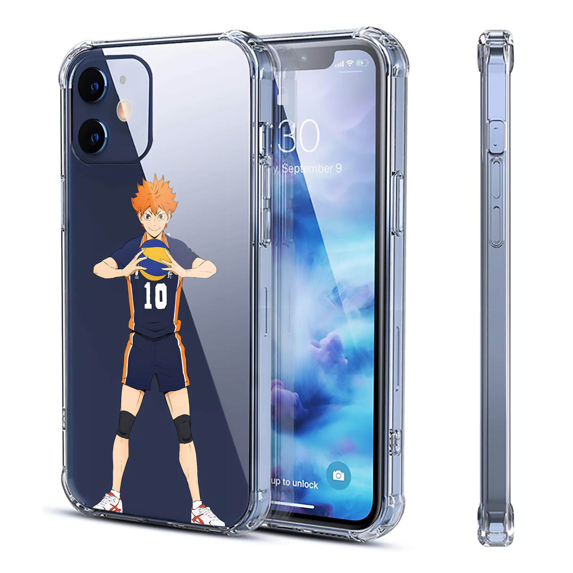 （画像用） ハイキュー!! Haikyu!! 【iPhone 12シリーズ対応】透明スマホケース（クリアソフトケース）